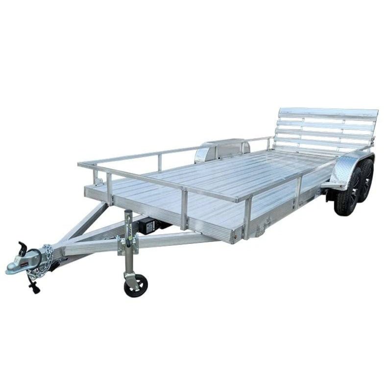 6.4′ x 16′ All Aluminum Utility Trailer Dual Axle Straight Deck 7K GVWR 6.4′ x 16′ All Aluminum Utility Trailer Dual Axle Straight Deck 7K GVWR - Image 1