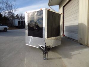 Enclosed Trailer 8.5’x12′ Black – V-Nose Equipment Hauler Storage - Image 2