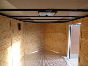 Enclosed Trailer 8.5’x12′ Black – V-Nose Equipment Hauler Storage - Image 16