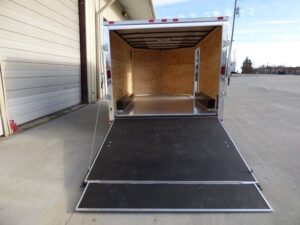 Enclosed Trailer 8.5’x12′ Black – V-Nose Equipment Hauler Storage - Image 6