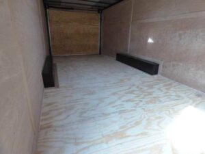 Enclosed Trailer 8.5’x24′ Red & Black Equipment Hauler Storage - Image 9