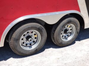 Enclosed Trailer 8.5 x 18′ Red & Black – Car Hauler Storage - Image 5
