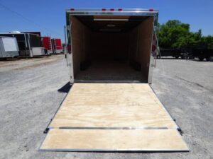 Enclosed Trailer 8.5 x 18′ Red & Black – Car Hauler Storage - Image 7