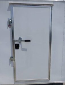 Enclosed Trailer 7’x12′ V-Nose with Barn Doors Storage 3500 lb Axle - Image 10