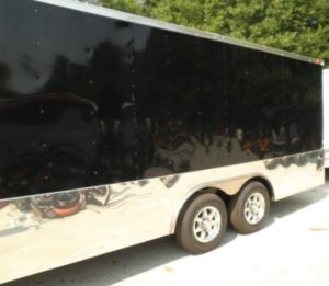 Enclosed Trailer 8.5×20 Black – Car Equipment Hauler Storage - Image 5