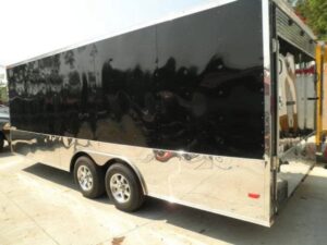 Enclosed Trailer 8.5×20 Black – Car Equipment Hauler Storage - Image 6