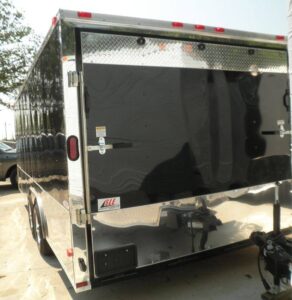 Enclosed Trailer 8.5×20 Black – Car Equipment Hauler Storage - Image 8