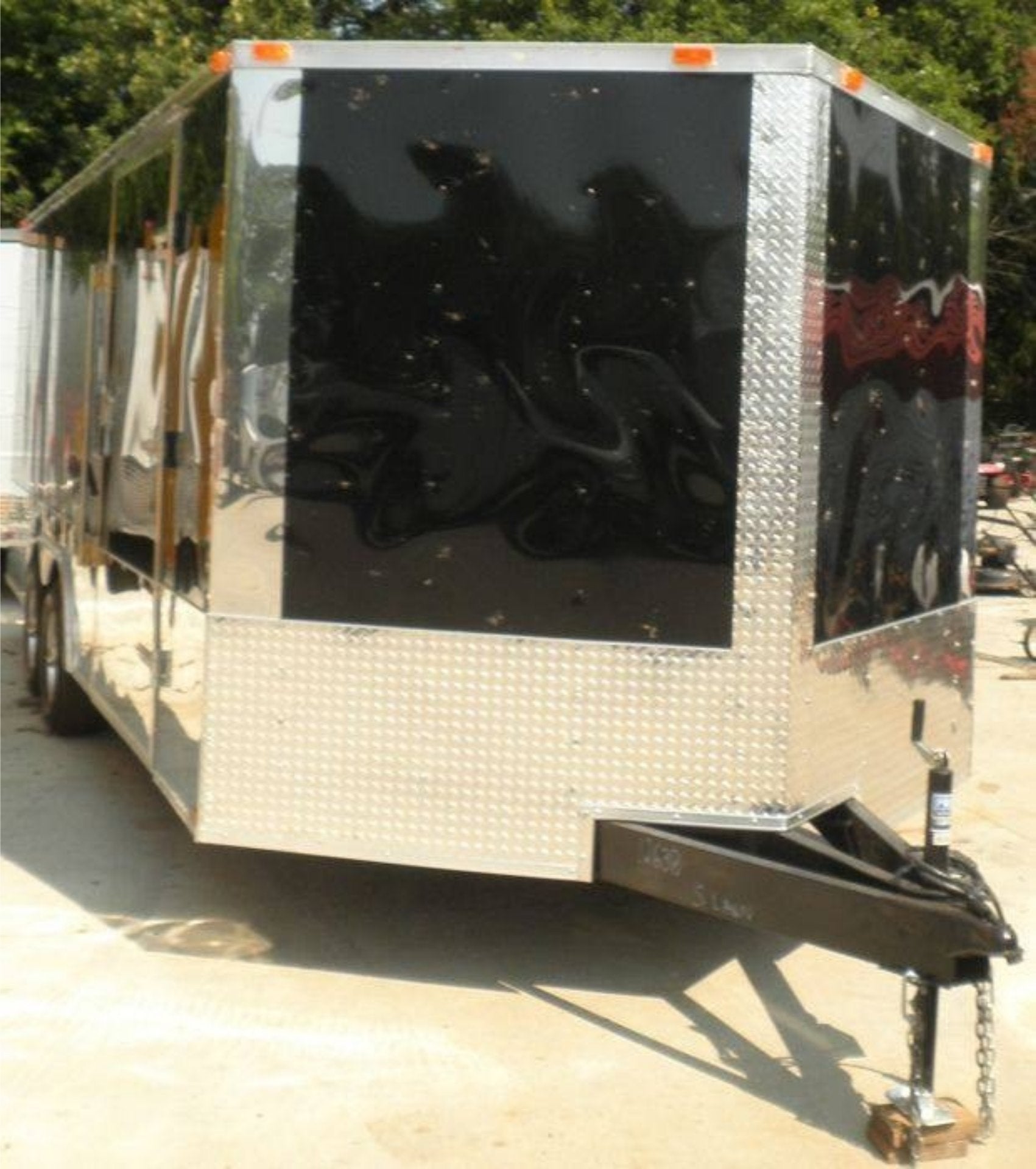 Enclosed Trailer 8.5×20 Black – Car Equipment Hauler Storage Enclosed Trailer 8.5×20 Black – Car Equipment Hauler Storage - Image 1