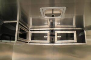 Enclosed Trailer 8.5’x28′ Black – Extended Roof Observation Deck Storage - Image 11