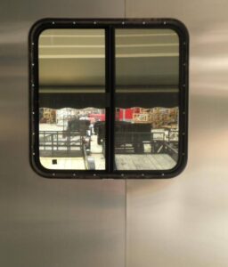 Enclosed Trailer 8.5’x28′ Black – Extended Roof Observation Deck Storage - Image 17