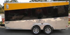 Enclosed Trailer 7×16 – Equipment Car Motorcycle Hauler Storage