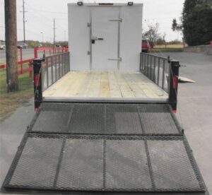 Enclosed Utility Hybrid Trailer 7’x20′ – Lawn Mower Equipment Hauler Storage - Image 11