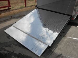 Enclosed Trailer 7′ X 16′ Custom Built – Motorcycle ATV Car Event (Black) Storage - Image 8