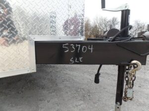 Enclosed 8.5×28 Med. Charcoal Equipment Trailer Storage - Image 5