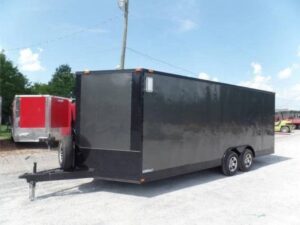 Enclosed Trailer 8.5′ X 20′ Charcoal Grey Storage