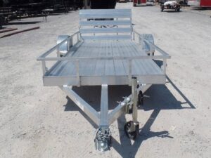 5’x12′ All Aluminum Utility Trailer With Gate 3500 lb Axle - Image 7