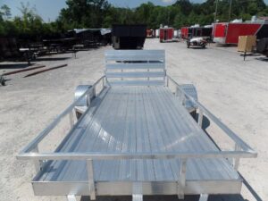 5’x12′ All Aluminum Utility Trailer With Gate 3500 lb Axle - Image 9
