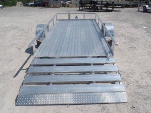 5’x12′ All Aluminum Utility Trailer With Gate 3500 lb Axle - Image 10