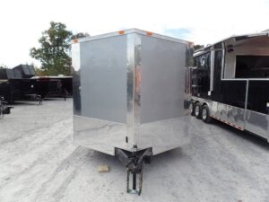 Enclosed Trailer 8.5′ X 24′ Silver Enclosed Equipment Hauler Storage - Image 4
