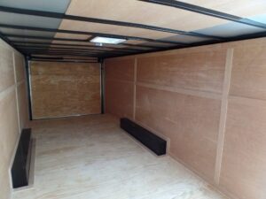 Enclosed Trailer 8.5′ X 24′ Indigo Blue Equipment Hauler Storage - Image 10