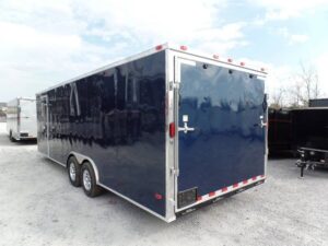 Enclosed Trailer 8.5′ X 24′ Indigo Blue Equipment Hauler Storage - Image 6