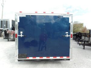 Enclosed Trailer 8.5′ X 24′ Indigo Blue Equipment Hauler Storage - Image 8